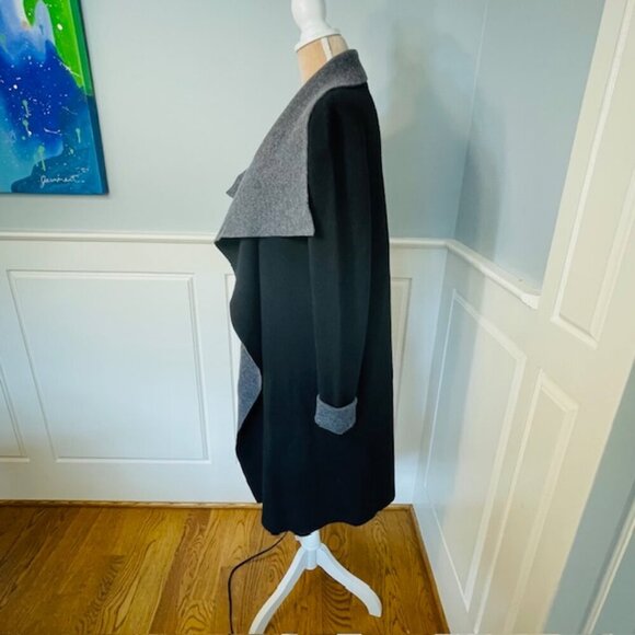 The Cashmere Project 100% Cashmere Open Front Long Cardigan Jacket Topper XS - Picture 5 of 7